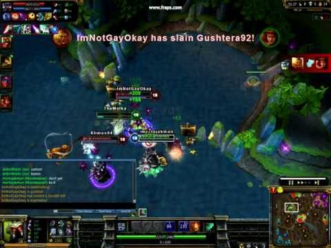 LOL-Penta kill Xin zhao like a BOSS!!