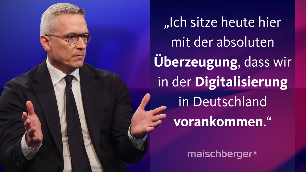 Wo stehen wir beim Bürokratieabbau? Digitalminister Karsten Wildberger im Gespräch | maischberger