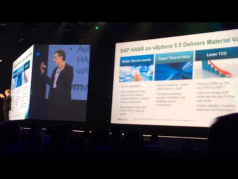 SAP HANA on vSphere Production Support Announcement