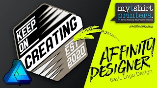 Affinity Designer Tutorial - Basic Logo Design Tutorial