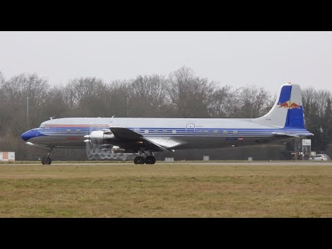 Wings that Red Bull gives you | The Flying Bulls Douglas DC-6B OE-LDM at Cambridge