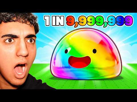 Playing Roblox SLIME RNG