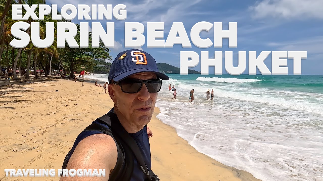 Embark on an immersive walking tour of the stunning Surin beach.