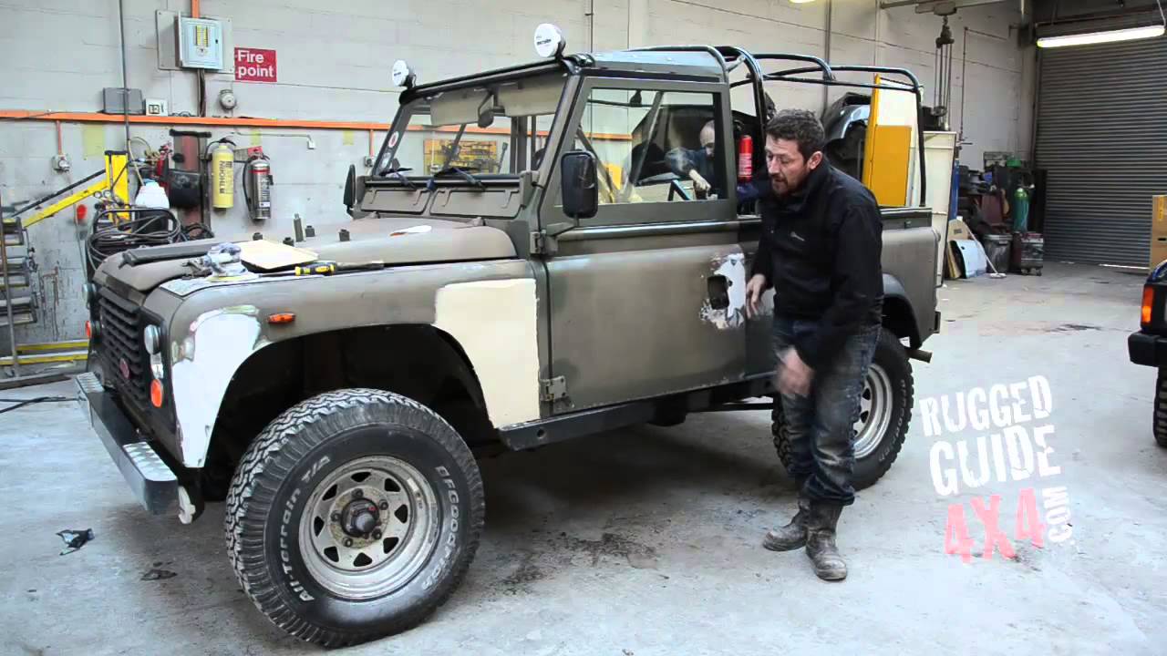 LAND ROVER DEFENDER 90 LHD REBUILD START Part 1