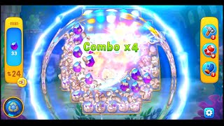 Fishdom level 11181 новое препятствие Кристаллы (Crystals)