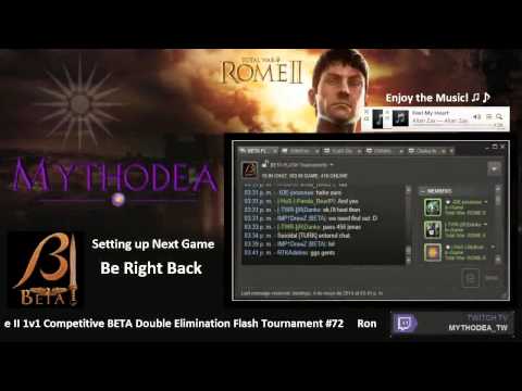 Rome II BETA Flash Tournament #72 Grand Final Game 3 Llewelin of Agartha vs |Sith|VoidDragon