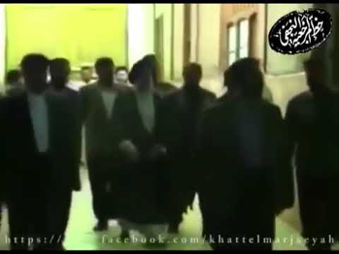 ⁣آية الله السيد محمد باقر الحكيم (طاب ثراه) في زيارته الاولى لأمير المؤمنين بعد رجوعه