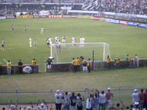 Ponte Preta 2 x 3 SANTOS 05/04/2009 Melhores Momentos e Gol do Kléber Pereira