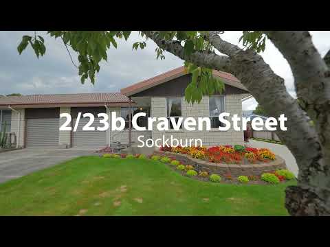 2/23B Craven Street, Sockburn, Christchurch, Canterbury, 2房, 1浴, 独立别墅