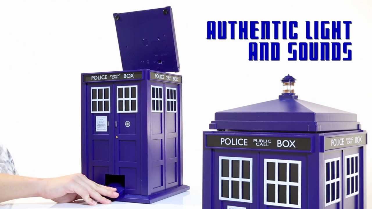 Doctor Who TARDIS Trash Can from ThinkGeek thumnail