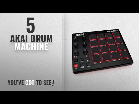 Top10 Akai Drum Machine [2018]: Akai Professional MPD218 | MIDI Drum Pad Controller with Software