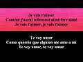 Louane  - Je Vais T'aimer (Te voy amar) CON LETRA Español-french