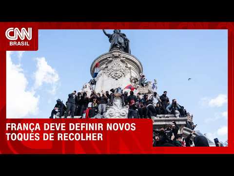 França impõe toques de recolher após onda de protestos com violência | CNN NOVO DIA