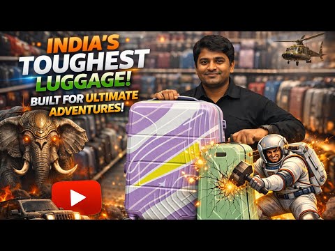 ₹899 से Trolley Bag शुरू 😱| Sabse सस्ती Luggage Shop! 🧳 GLOBAL GEAR !