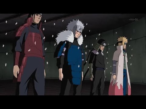Orochimaru revive a los 4 Hokages | Naruto Shippuden Doblaje Latino