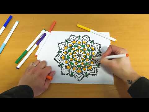 A Mindfulness Colouring Exercise