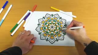 A Mindfulness Colouring Exercise