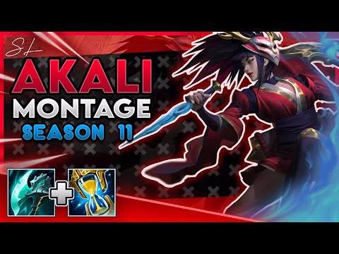 AKALI MONTAGE | Akali highlights | Akali ranked | Akali  S11 | LoL Season 11 |