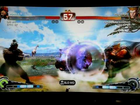 taki dril [Akuma] vs OoSubaru ChanoO [Guile] SUPER STREET FIGHTER 4 - Japanese Online Ranked Matches