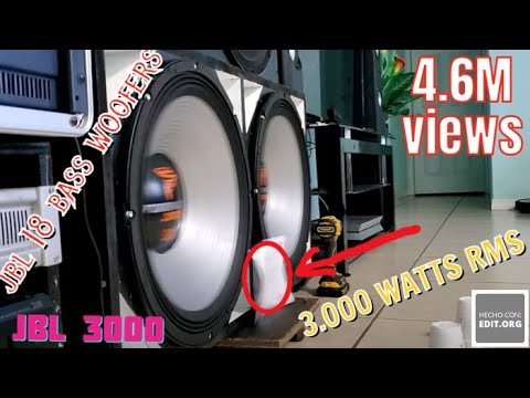 test qsc 5050 woofers jbl 18 bass