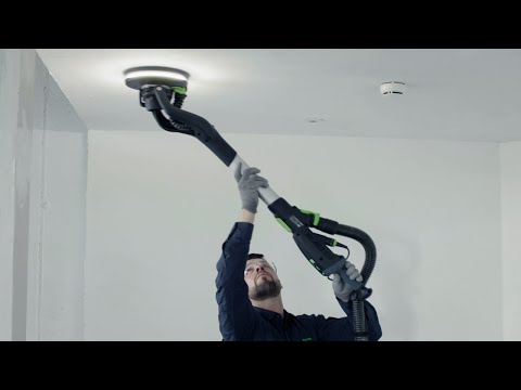 Sienų ir lubų šlifavimo įrankis Festool LHS 2 225 EQI-Plus PLANEX video