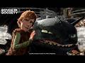 How To Train Your Dragon 2010 Toothless Saves Hiccup Against A Red Dragon