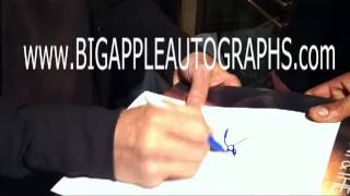 EAGLES JOE WALSH SIGNING AUTOGRAPHS FOR BIGAPPLEAUTOGRAPHS.com