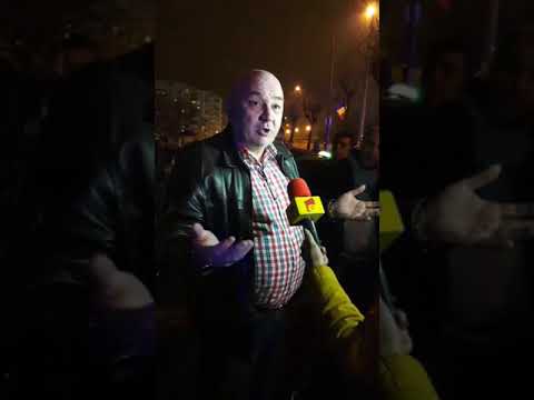 Taximetristii din Cluj-Napoca la adoua zi de protest 25.12.2017