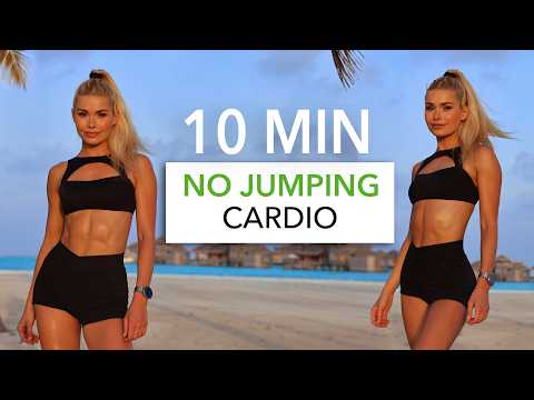 Фитнес 10 MIN NO JUMPING CARDIO — easy to follow, suitable for all levels
