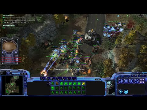 StarCraft 2 Wings of Liberty Campaign (Random Edition) Mission 4 - The Evacuation