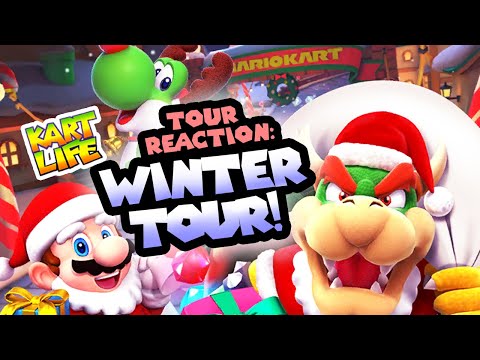 WINTER TOUR Reaction / Bowser Santa PIPE PULLS / Mario Kart Tour