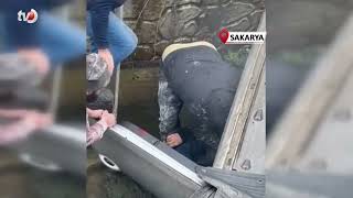 Sakaryada Kanala Devrilen Otomobilin Sürücüsü 7 Günlük Hayat Mücadelesini Kaybetti