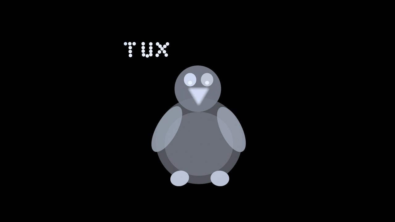 Portrait - Tux - HD - Celebrating 25 years of Linux