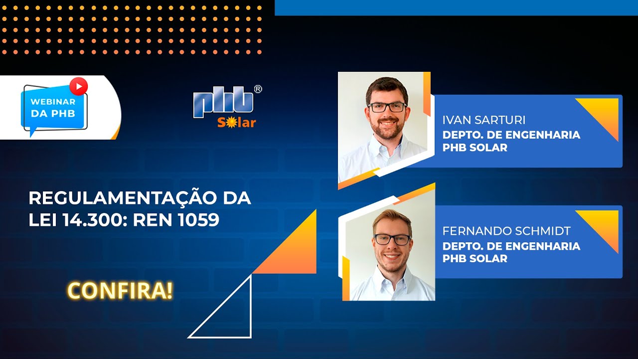 Webinar Regulamentação da lei 14.300: Ren 1059