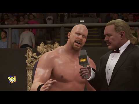 WWE 2K16 Showcase Mode Part 1 Stone Cold Steve Austin VS Jake Roberts 1 VS 1 Match