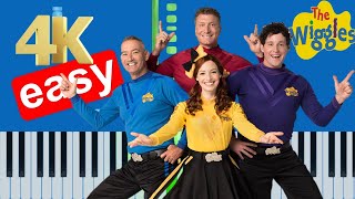 The Wiggles - Rock A Bye Your Bear (Easy) Piano Tutorial 4K