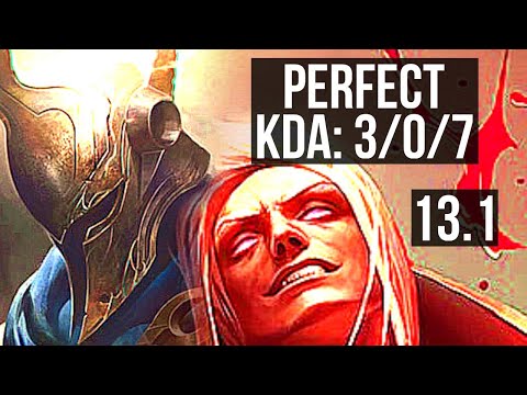 PANTHEON vs VLADIMIR (MID) | 3/0/7, 1000+ games, 1.2M mastery | EUW Grandmaster | 13.1