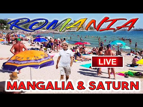 🔴 LIVE din MANGALIA & SATURN - Plaja, Faleza, Terase, Hoteluri & Nostalgii