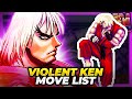 VIOLENT KEN MOVE LIST Ultra Street Fighter II The Final Challengers USFII USF2