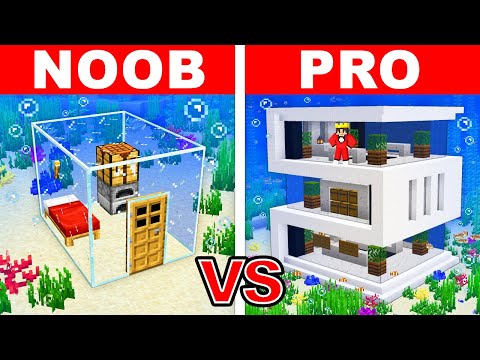 How To Build Modern Underwater Starter House!