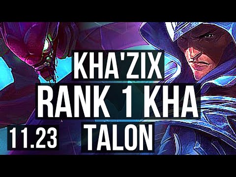 KHA vs TALON (JNG) | Rank 1 Kha, 13/2/11, Legendary | KR Challenger | 11.23