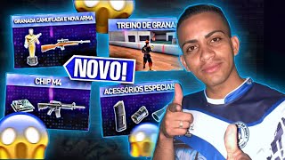 FREE FIRE AO VIVOCHEGOU NOVA ATUALIZAO DO FREE FIRE !