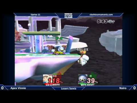 Uprise 11 - Apex Vinnie vs Nairo - Losers Semis - SSBB