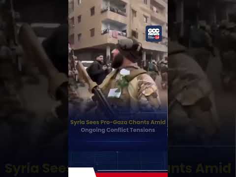 Shocking Clip from Syria | Fighters Chant for Gaza