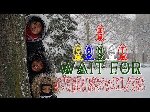 I CAN'T WAIT for CHRISTMAS Song Christmas Hip Hop Rap for Kids with Lyrics to Dance to  x TRNDSTTRS