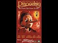 Opening To The Adventures Of Pinocchio UK VHS 1999