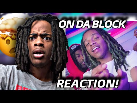 HOLD ON NOW! C Blu x Ron Suno - On Da Block (Official Music Video) REACTION