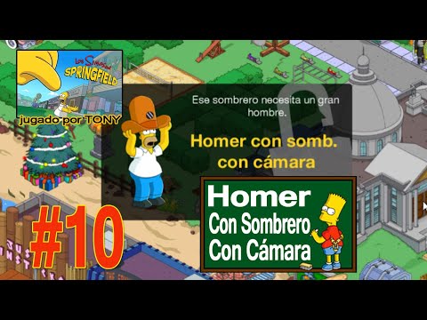 Los Simpson Springfield "Black Friday 2020: Cap. 10 - Homer con sombrero con cámara" por Tony