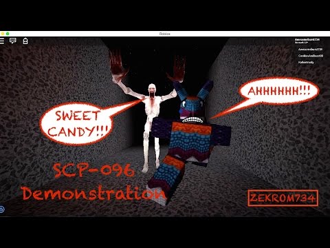 Roblox, I play SCP-096 Demonstration