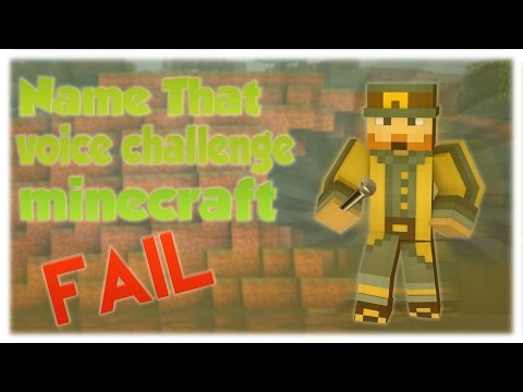 Name That Voice Challenge - Minecraft Hunger Games Fail